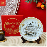  Đĩa Cảnh Thuận Buồm Xuôi gió Vẽ Vàng Phi 20 