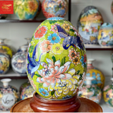  Trứng Tài Lộc Sen Hạc- Vẽ Vàng H28 