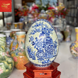  Trứng Tài Lộc Nền Gấm Vẽ Cổ Đồ 