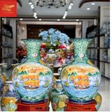  Lọ Dáng Tỏi Vẽ Thuận Buồm Xuôi gió -Công Danh Phú Qúy H66 