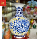  Lọ Dáng Tỏi Nền Gấm- Vẽ Nhị Cảnh Công Danh Phú Qúy-Thuận Buồm Xuôi gió 