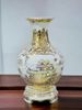  Lọ Dáng Tỏi Vẽ Nhị Cảnh Thuận Buồm Xuôi gió-Mã Đáo Thành Công - Vẽ Vàng H45 