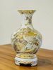  Lọ Dáng Tỏi Vẽ Nhị Cảnh Công Danh Phú Qúy - Vẽ Vàng H45 