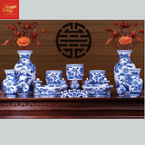  Bộ Đồ Thờ Long Lân Khánh Thọ Men Lam 