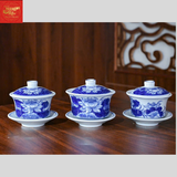  Bát Sâm Men Lam Hoa Sen 