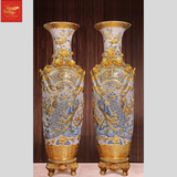  Lọ Lộc Bình Phúc Đức Men Rạn Dát Vàng 1M60 