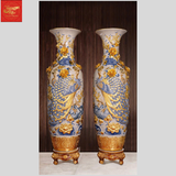  Lọ Lộc Bình Công Danh Phú Qúy Men Rạn Dát Vàng 