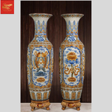  Lọ Lộc Bình Bát Bửu Độ Gia Men Rạn  1M60 