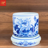  Bát Hương Sen An Phúc Men Lam 