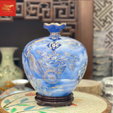  Bình Hút Lộc-Mã Nghênh Phúc Lộc Vẽ Vàng H32 