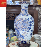  Bảo Bình Nền Gấm Ngọc Vẽ Vàng H60 