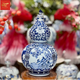  Hồ Lô Vẽ Tứ Cảnh H52 