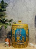  Hũ Gạo Tứ Qúy-Màu Hoàng Thổ 