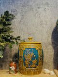  Hũ Gạo Tứ Qúy-Màu Hoàng Thổ 