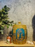  Hũ Gạo Tứ Qúy-Màu Hoàng Thổ 