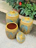  Hũ Gạo Tứ Qúy-Màu Hoàng Thổ 