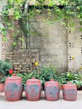  Hũ Gạo Tứ Qúy-Men Hỏa Biến màu gốm 