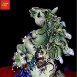  Linh Vật Năm Bính Ngọ Đắp Nổi Vẽ Vàng 