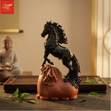  Linh Vật-Cát Mã Phú Qúy -Màu Đen Bóng 