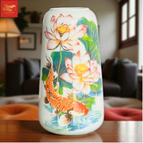  Lọ Cắm Hoa Trang Trí Sen Cá H26 