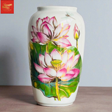  Lọ Cắm Hoa Trang Trí Hoa Sen H25 