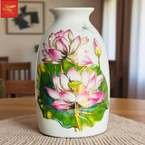  Lọ Cắm Hoa Trang Trí Hoa Sen H25 