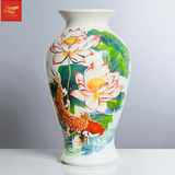  Lọ Cắm Hoa Trang Trí Sen Cá H30 