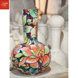  Lọ Hoa Mosaic Dáng Tỏi H32 