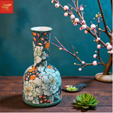  Lọ Hoa Mosaic Cổ Thẳng H40 