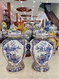  Chóe Phong Thủy Tứ Cảnh Cổ Đồ Vẽ Vàng 