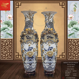  Lọ Lộc Bình Phúc Đức Đắp Nổi Men Rạn 