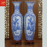  Lọ Lộc Bình Tứ Qúy Bình An Men Lam Vẽ Kỹ 