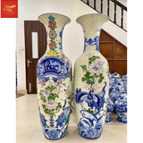  Lọ Lộc Bình Phúc Đức Nền Gấm 