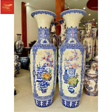  Lọ Lộc Bình Tứ Cảnh Nền Gấm 