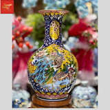  Lọ Dáng Tỏi Nền Gấm Vàng Công Danh Phú Qúy H55 