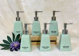  Bộ Phụ Kiện Nhà Tắm Màu Xanh Cốm 