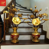  Sen gỗ cắm ban thờ 