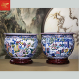  Thống Bách Nhi Bách Phúc -cao 28 cm- miệng 40 cm 