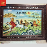  Tranh Sứ Mã Đáo Thành Công Tổ KT 1M50*1M10 