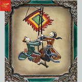  Tranh Đắp Nổi Cảnh Dân Gian 38CM*33CM 