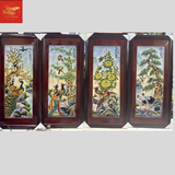  Tranh Tứ Qúy Tùng Trúc Cúc Mai kt 94CM*46CM 