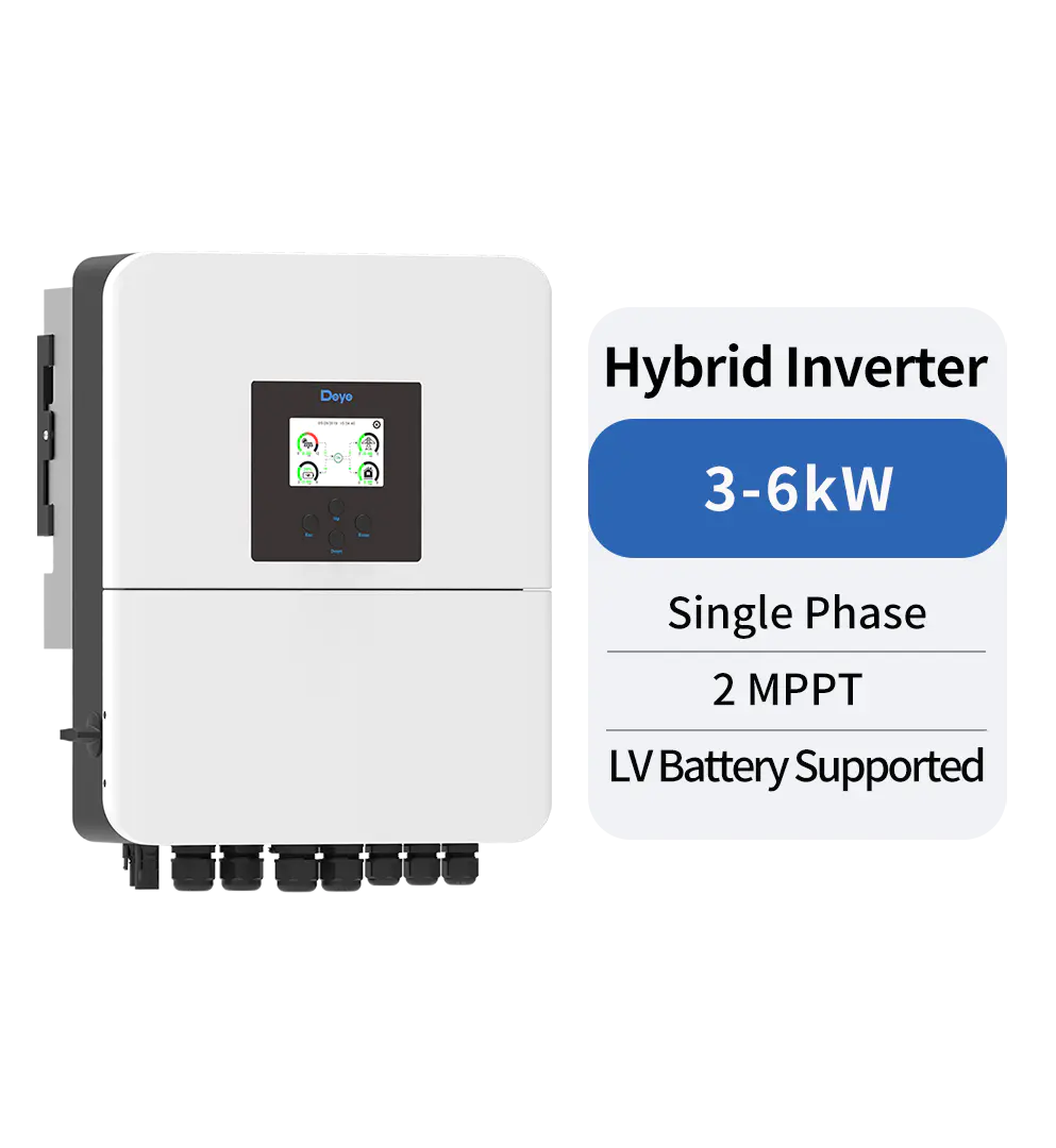 Inverter Hybrid Deye 5 kW, 1 Pha, Model: SUN-5K-SG04LP1-EU-SM2