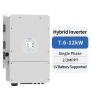Inverter Hybrid Deye 12 kW, 1 Pha, Model: SUN-12K-SG02LP1-EU-AM3