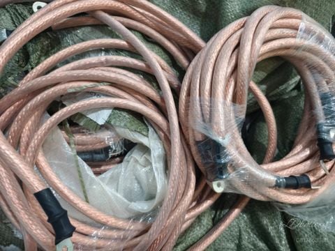  Cáp hàn làm máy hàn cell bọc vỏ mỏng, và bấm cos 