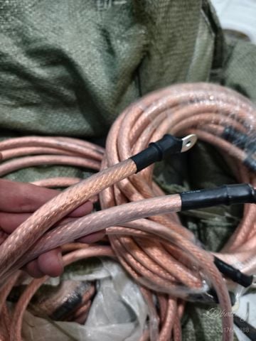  Cáp hàn làm máy hàn cell bọc vỏ mỏng, và bấm cos 