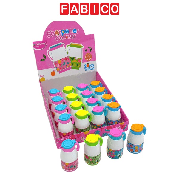 Chuốt Bút Chì Học Sinh Yalong Hình Bình Nước Trái Cây Mini Dễ Thương – Gọt Chì Nhỏ Gọn, Tiện Lợi