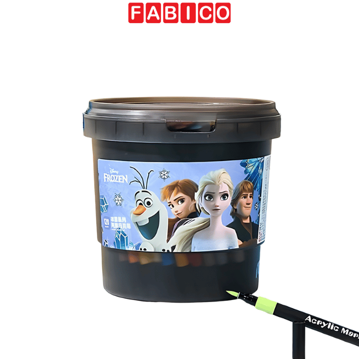 Hộp Bút Lông Màu Acrylic 120 Màu Frozen Disney A60241F1-12 Unimass