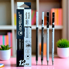 Hộp 12 Cây Bút Chì Phác Thảo ACMELIAE Chì 2B Ngòi 2.4mm