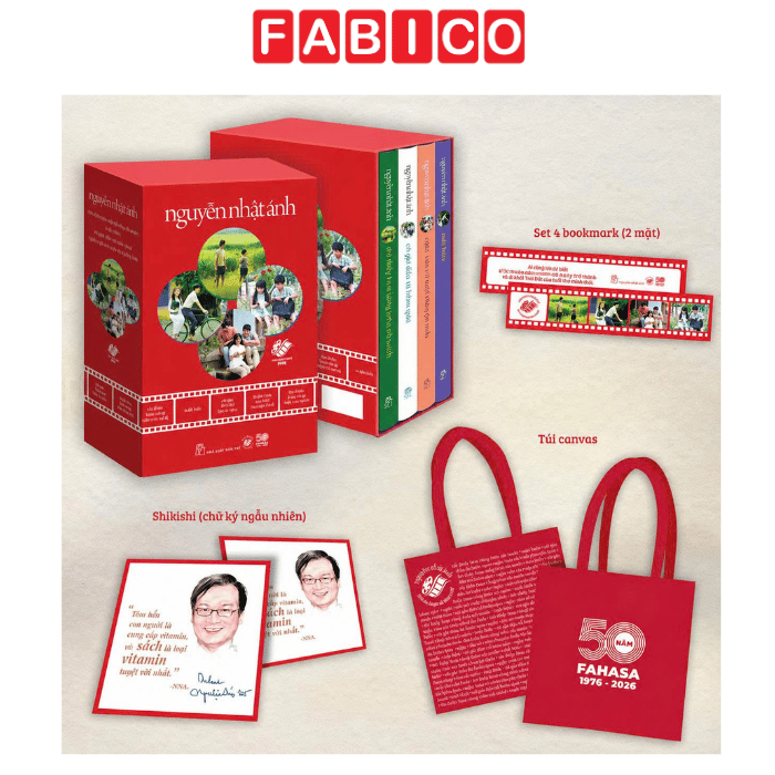 Boxset Nguyễn Nhật Ánh – Đã Chuyển Thể Thành Phim (Hộp 4 Cuốn Bìa Cứng)