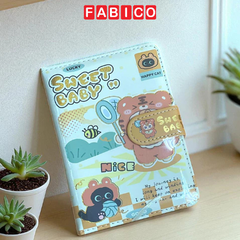 Sổ Tay Bìa Da Khoá Nam Châm 264 Trang 80g Depai Bìa Babythree
